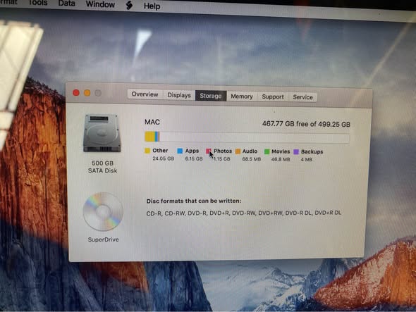 A picture of MacBook