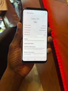 A picture of Samsung S8 plus