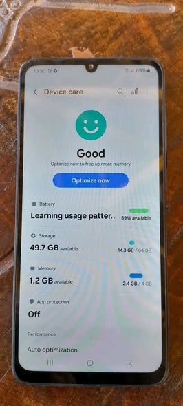 A picture of Samsung Galaxy A05