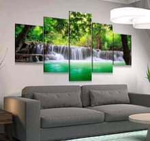 A picture of canvas art