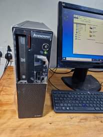 A picture of Lenovo desktop Computer
