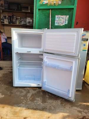 A picture of 130L capacity ADH double door fridge on the sale