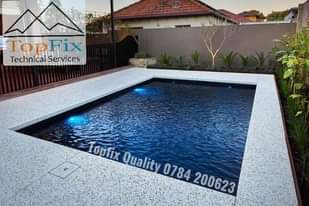 A picture of Swimming pool construction services