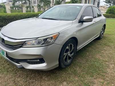 A picture of Few months registered 2017 Honda Accord pure first body Tokunbo