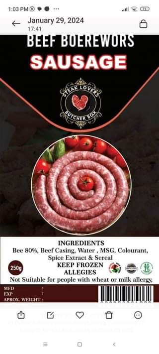 sausage