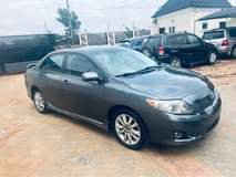 A picture of Toyota Corolla sport 09 registered