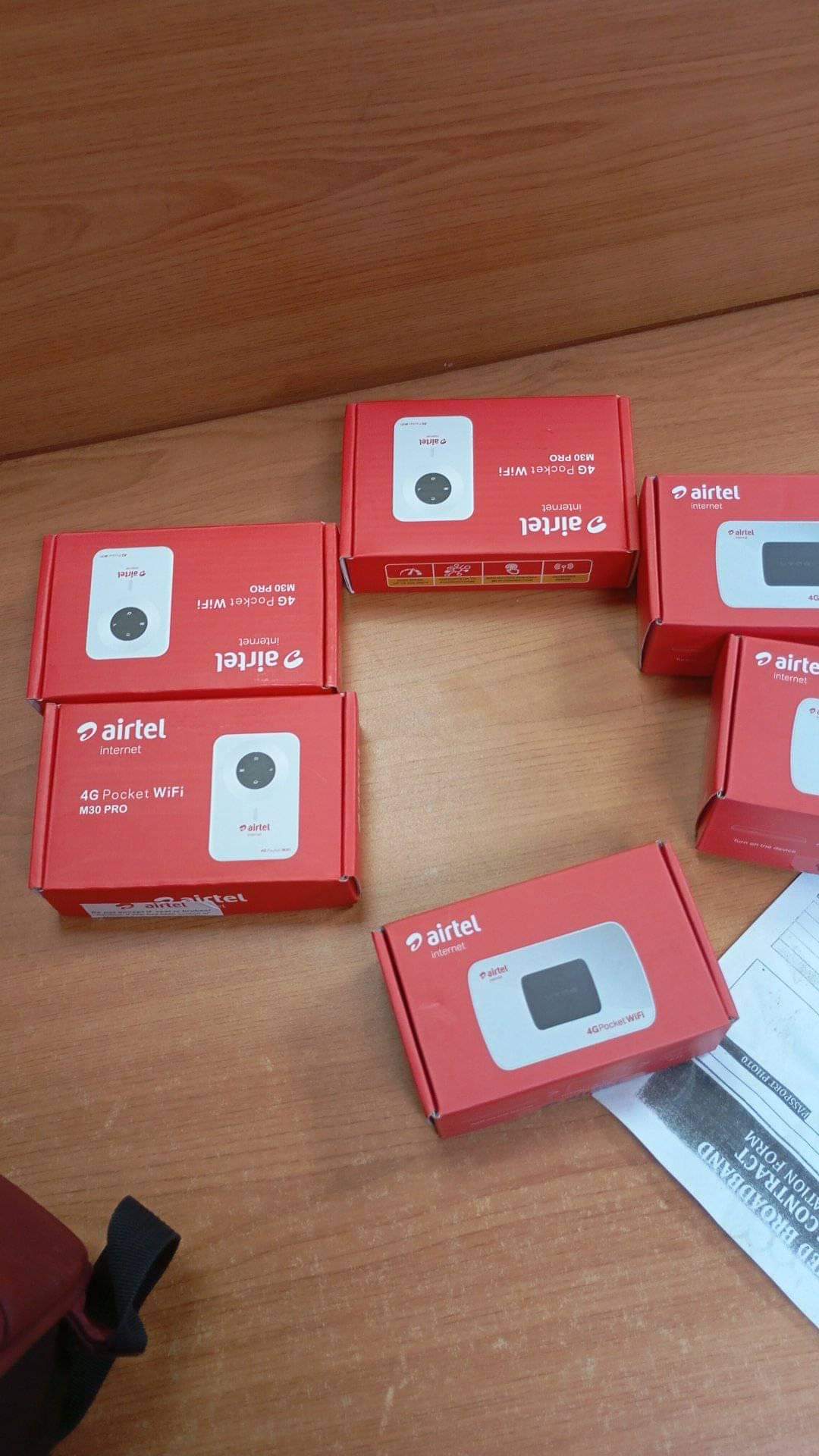 A picture of AIRTEL MIFIs and ROUTER 4G 5G 