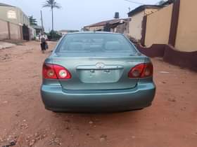 A picture of Toyota Corolla 2007 baked on first body nothing to fix