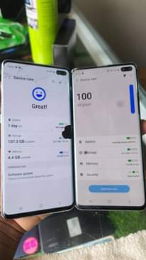 A picture of Samsung Galaxy S10 plus