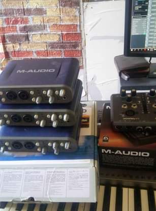 A picture of Soundcard M audio fast track pro m track