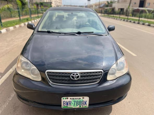 A picture of 5 7m first body 2006 model Toyota Corolla untampered engine