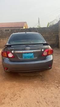 A picture of Nigeria use 2010 Corolla Very clean Price 2 4m Engine