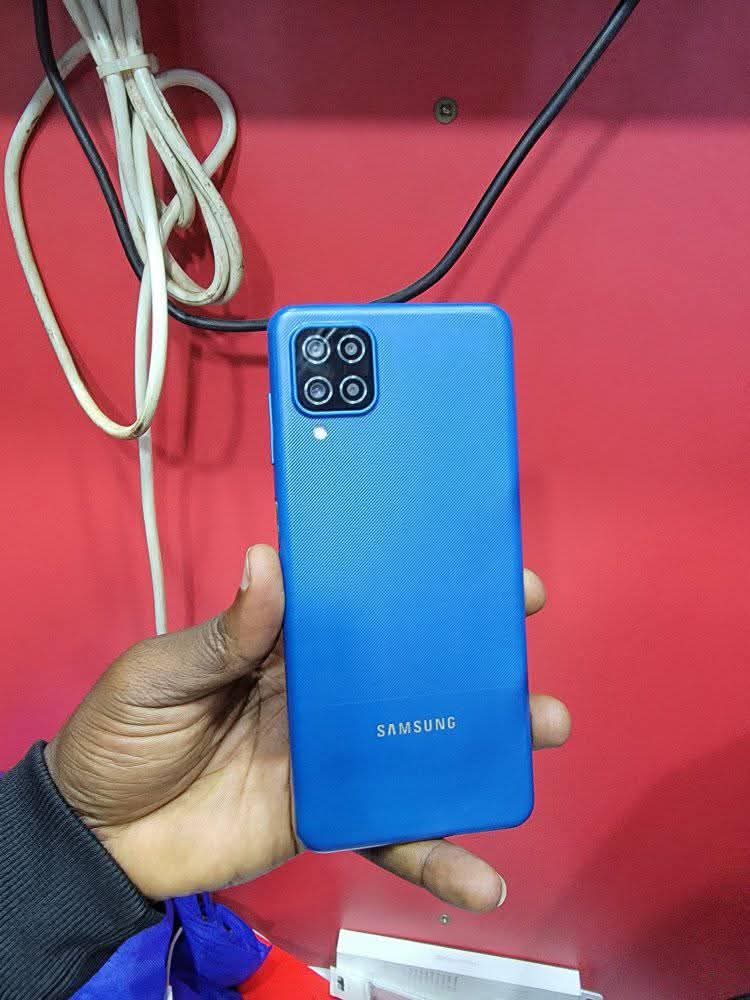 A picture of Samsung A12 at 300k Storage 64gb 4gb