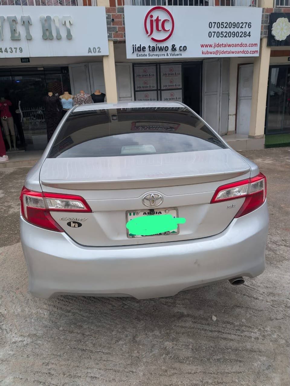 A picture of SE Camry with untempered engine AC Chilling