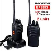 A picture of Baofeng radio calls
