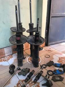 A picture of Toyota Harrier Shocks Up
