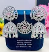 A picture of Jhumka and tikka