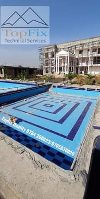 A picture of Swimming pool construction services