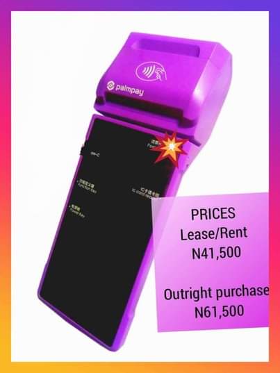 A picture of Palmpay POS machine