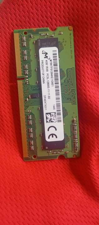 A picture of Ram 4GB ya laptop
