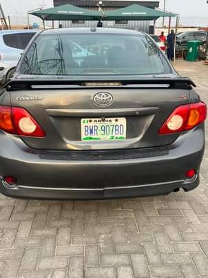 A picture of First body Pan Toyota Corolla Sport 2011 With a very