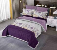 A picture of New designs cotton bedspreads Package has One bedsheet two pillowcases