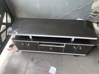 A picture of Well polished Acrylic TV stand negotiable