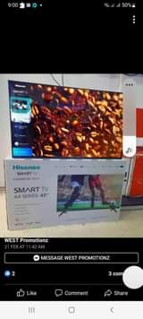 A picture of 350 000 last price for 32inch flat screen TV brand