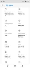A picture of TECNO CAMON 19