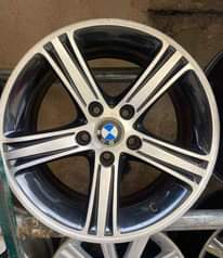 A picture of BMW and Benz Wheels