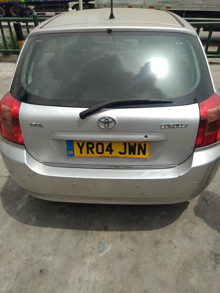 A picture of Toyota Corolla AKA Obama foreign 2004