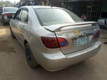 A picture of URGENT SALE Baked Reg 07 Toyota Corolla leather Formica android
