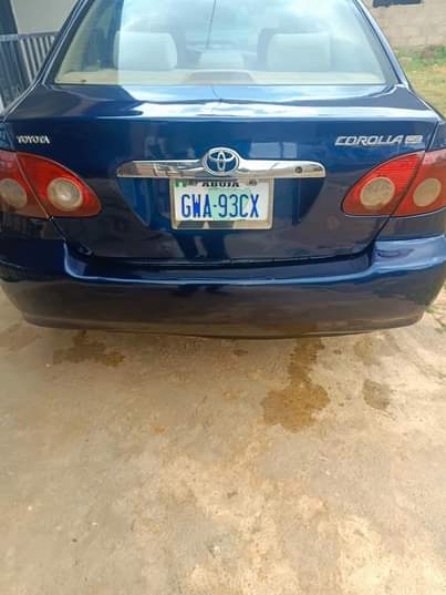 A picture of TOYOTA COROLLA 2006