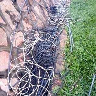 A picture of Camera wires