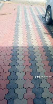 A picture of pavers