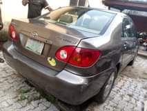 A picture of First Body Unpainted Toyota Corolla 2004 Model Available Only Fenders