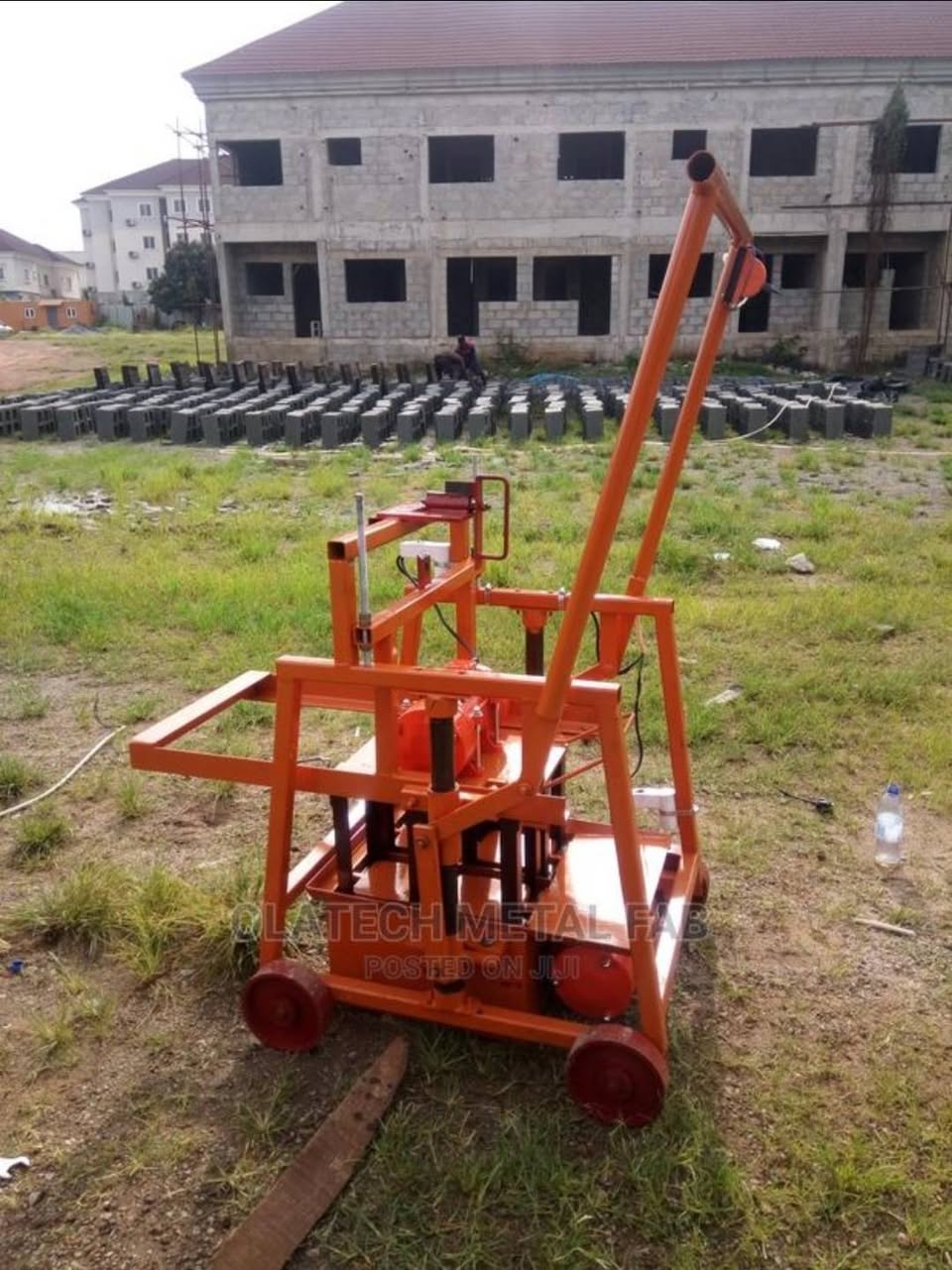 A picture of Bricks making machine
