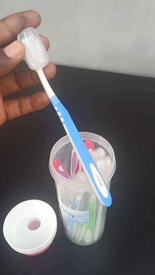 A picture of TOY S IRON TOOTHBRUSH COTTONBUDS text message only 08163363164
