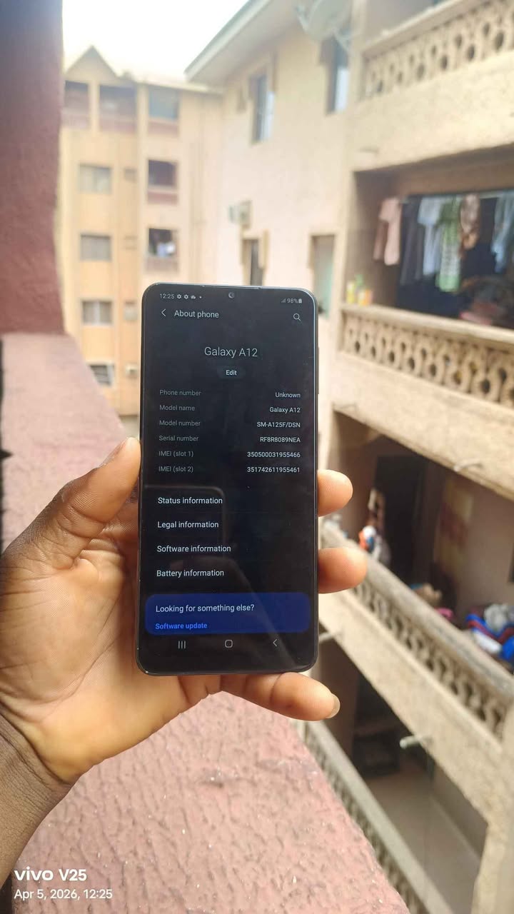 A picture of Samsung Galaxy A12