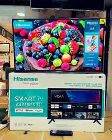 A picture of Hisense Smart TVs EASTER Promotion .Call WhatsApp 256700149170 . 32