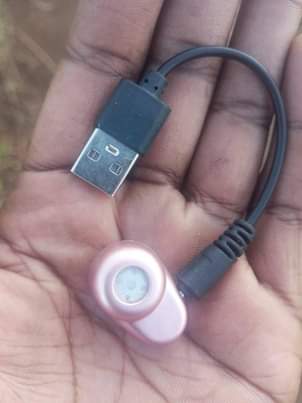 A picture of Bluetooth earbuds