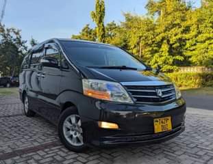 A picture of ON SALE DU Price 15.5m TOYOTA ALPHARD BAMPA NDOGO KALI