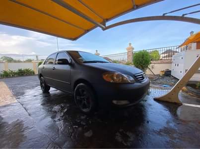 A picture of 2007 model Toyota Corolla. Registered