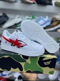 A picture of Bape shoes