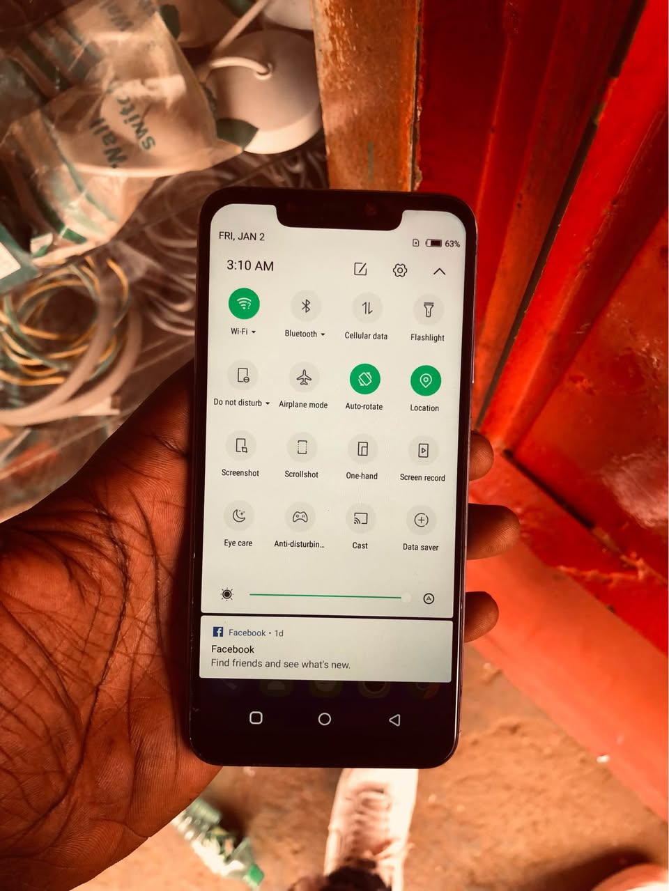 A picture of Infinix hot 6x