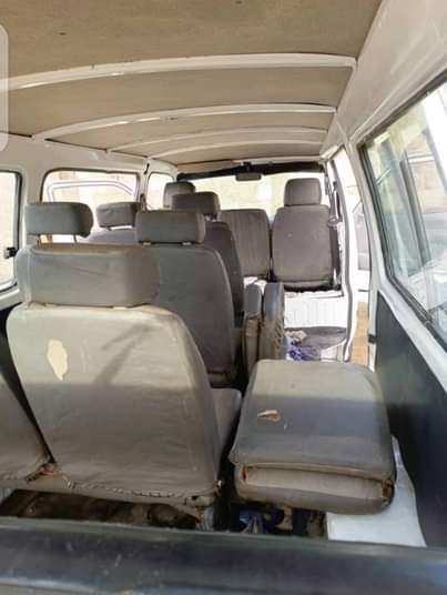 A picture of Toyota hiace bus fuel engine and neatly flashed it was
