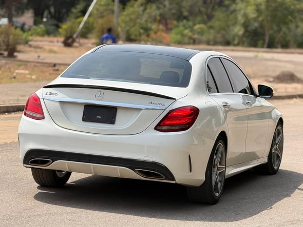 A picture of 2017 c300 Mercedes Benz with everything perfect only 14m