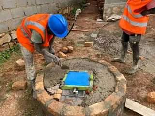 A picture of Borehole or pressure pump well