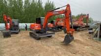A picture of Doosan excavators bulldozers and graders