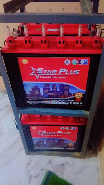 A picture of 5kva inverter and Solar inverter battery